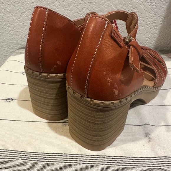NWT Pikolinos Canarias Women's fisherman mid-heeled sandals EU 38 - Picture 4 of 6